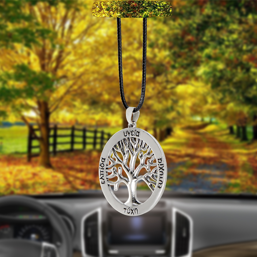 Car Accessories Mirror Hanging - Happy Tree Car Pendant Rearview Mirror