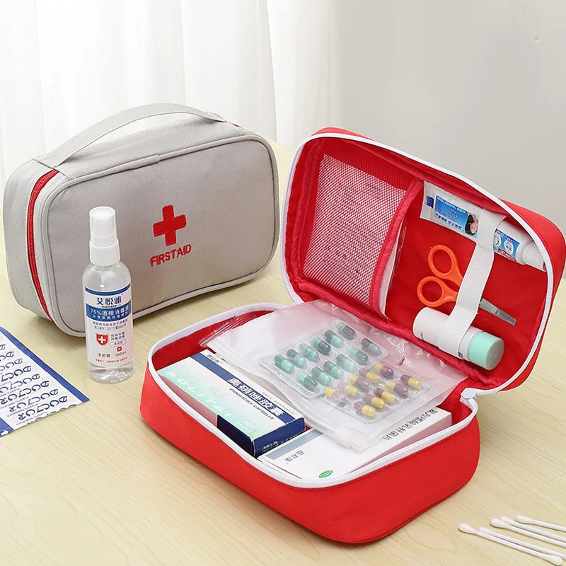 Car Accessories For Elderly - Empty Large First Aid Kits Portable