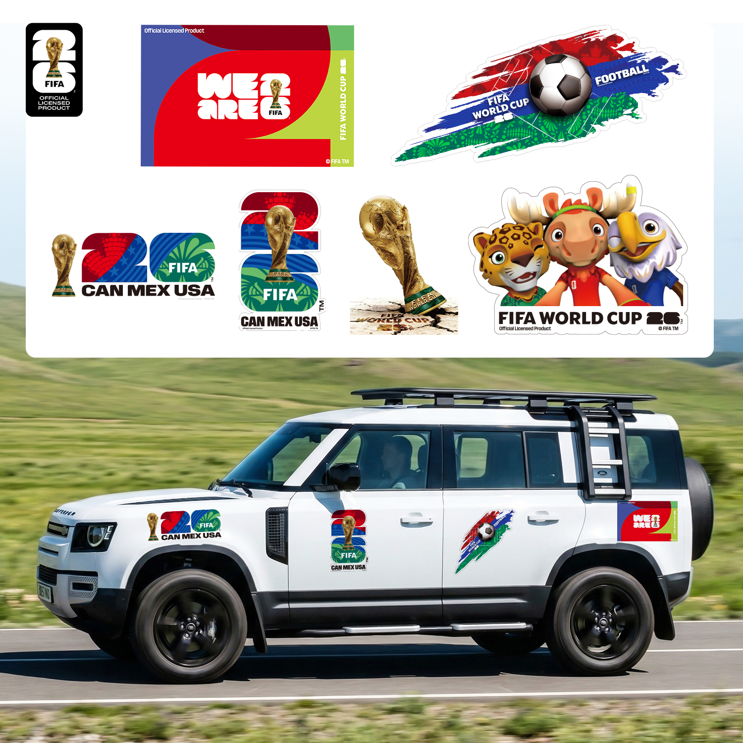 Car Accessories Quotes - FIFA World Cup 2026 Car Decal