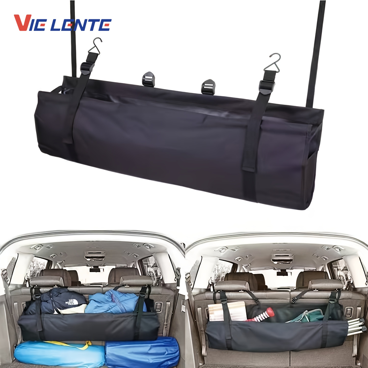 Car Cargo Net Trunk - Adjustable Car Trunk Organizer Backseat Storage