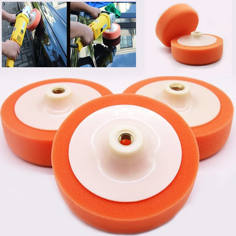 Car Wax Polishing Pad - 3pcs 125/150mm Auto Car Polishing Pad