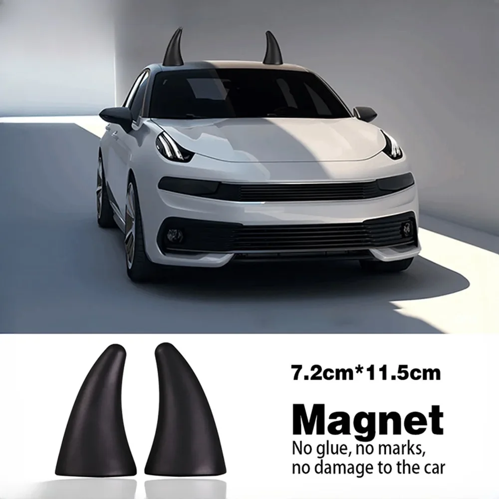 Car Accessories Quotes - 1/2PCS 3D Devil Horn Car Roof