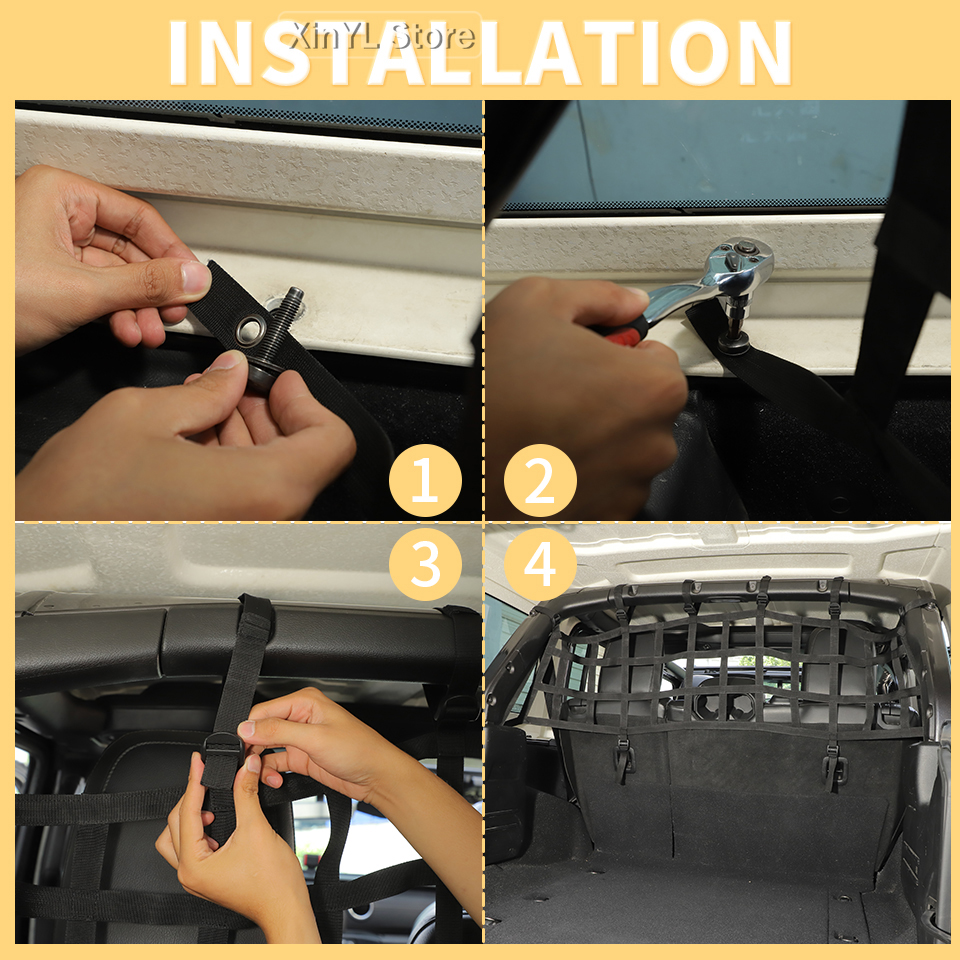 Car Rear Seat Trunk Isolation  - Car Cargo Net Trunk recensie en prijs