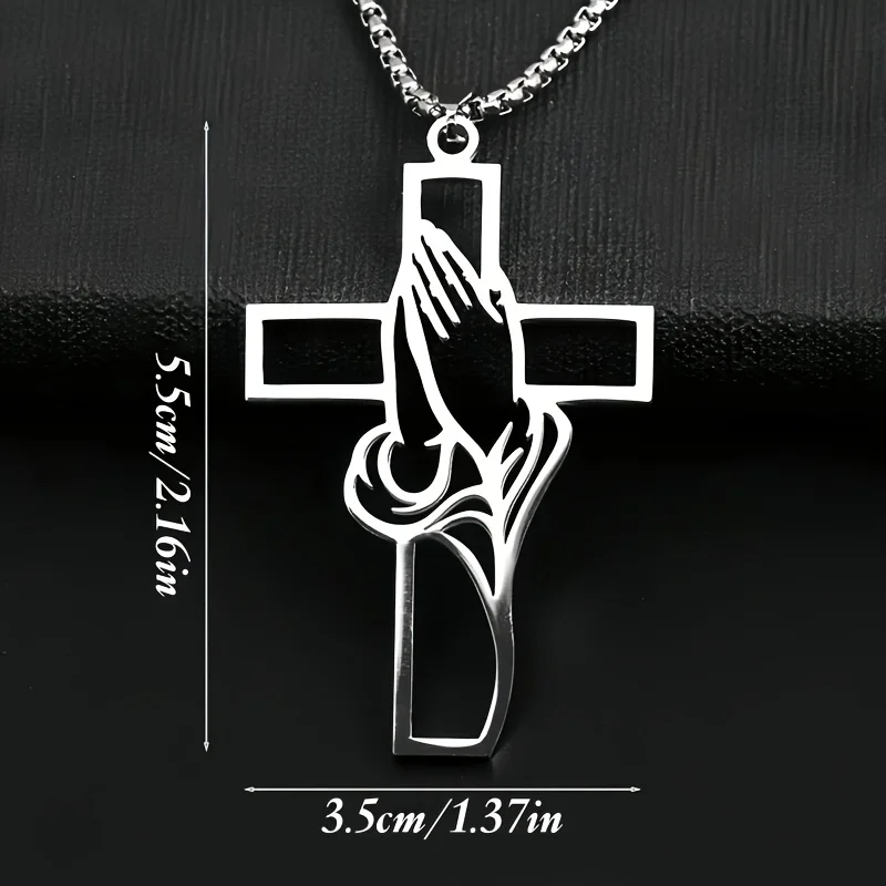 Hollow Prayer Hands Cross Pend - Car Accessories Mirror Hanging recensie en prijs