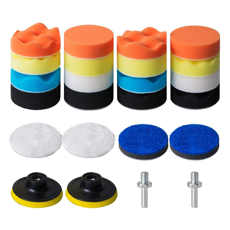 24Pcs 3-in Polishing Pad Kit S - Car Wax Polishing Pad recensie en prijs
