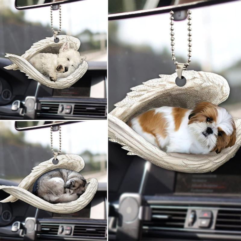 1*Creative Sleeping Angel Wing - Car Accessories Mirror Hanging recensie en prijs