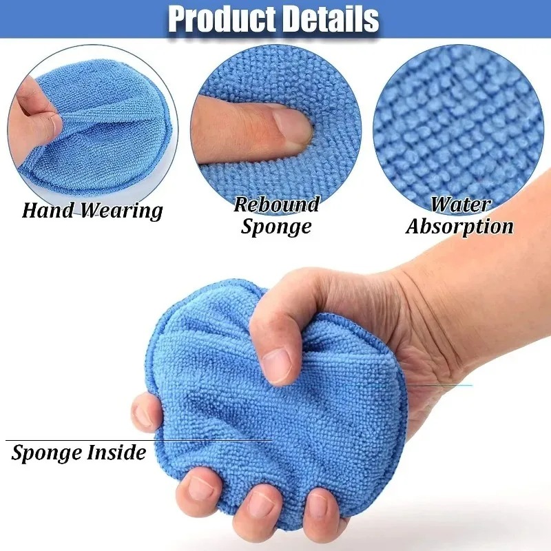 10Pcs Car Detailing Applicator - Car Wax Polishing Pad recensie en prijs