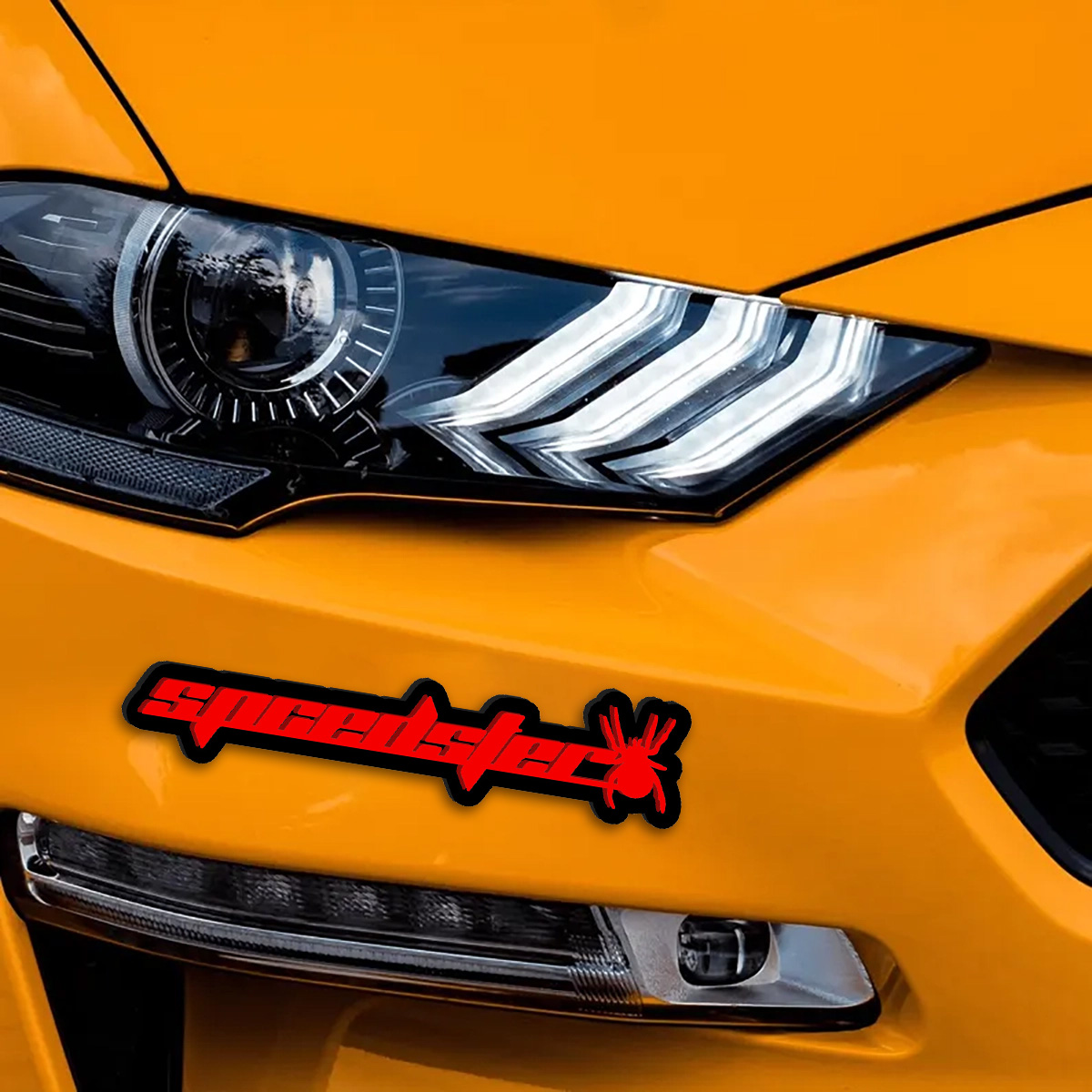Acrylic Car Styling Front Hood - Car Accessories Name recensie en prijs