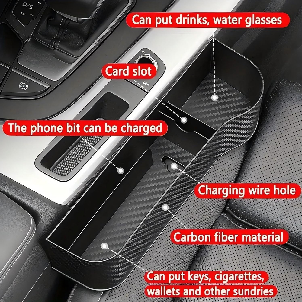 Car Seat Gap Storage Box, Mult - Car Accessories In Store recensie en prijs