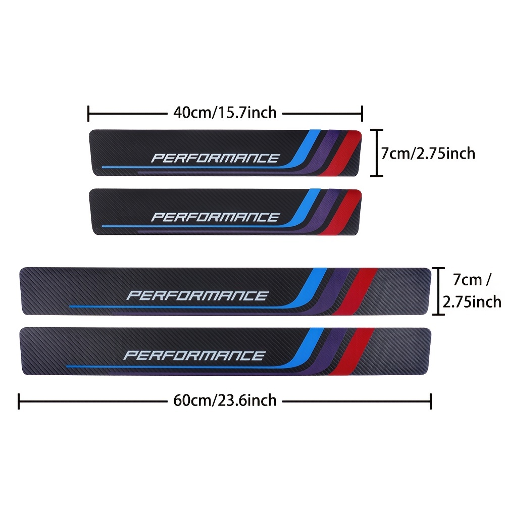 4pcs Carbon Fiber Sill Plate S - Car Accessories Quotes recensie en prijs