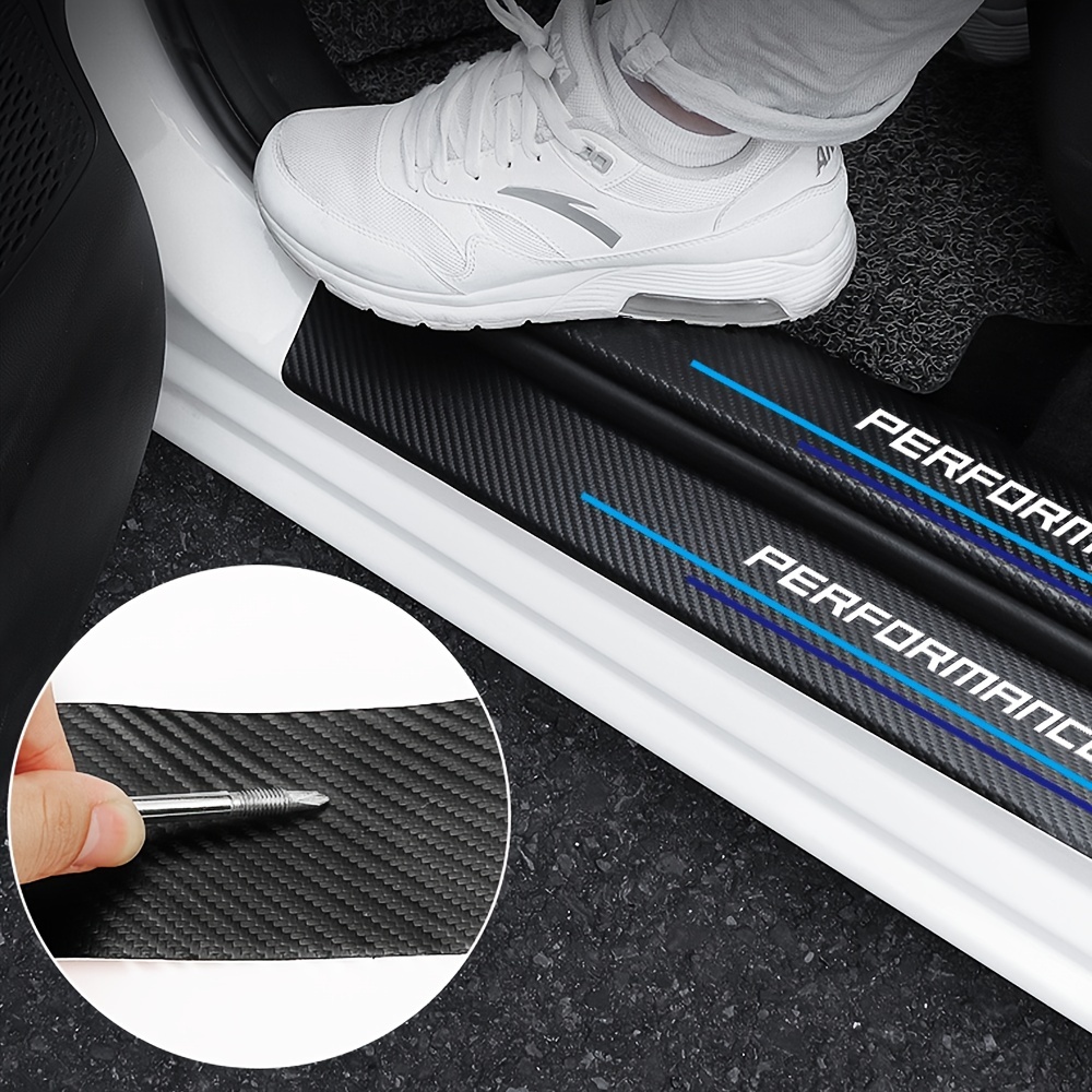 4pcs Carbon Fiber Sill Plate S - Car Accessories Quotes recensie en prijs
