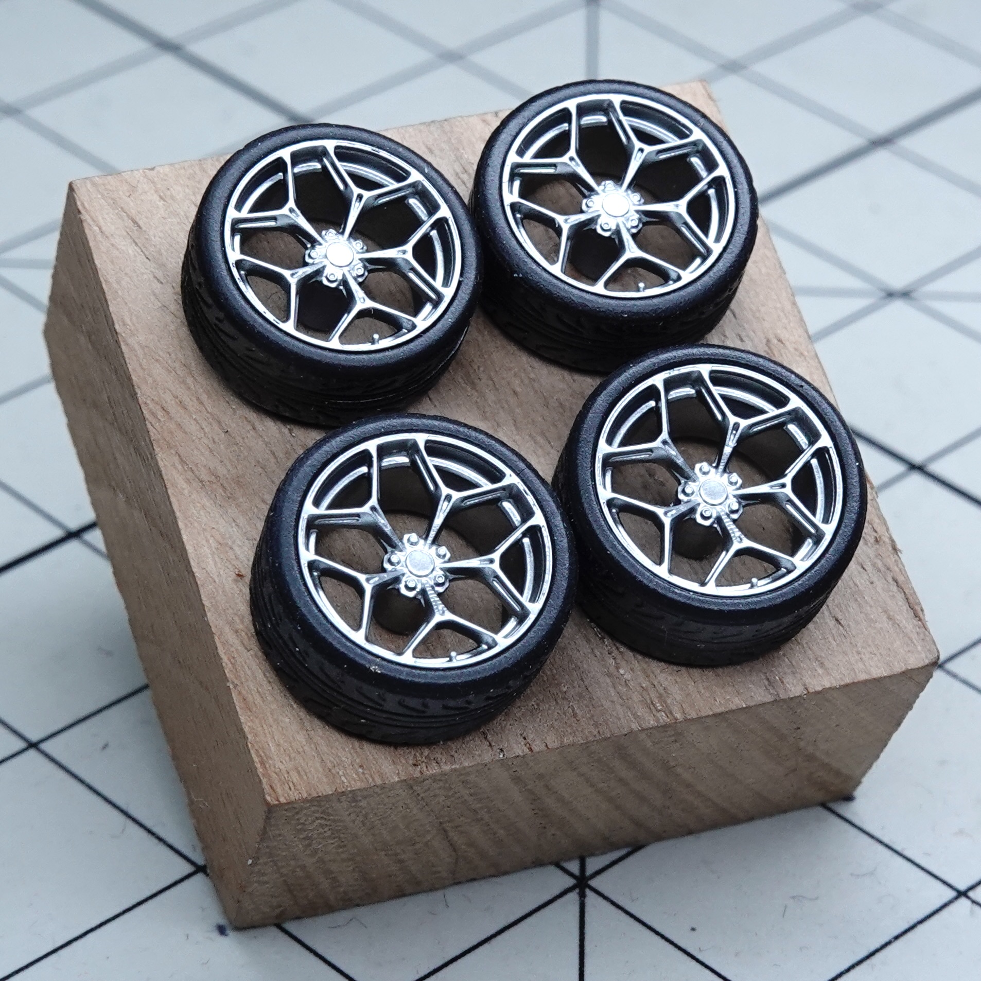 PuffStudio_1/64 Scale Wheels 8 - Car Accessories Gifts recensie en prijs