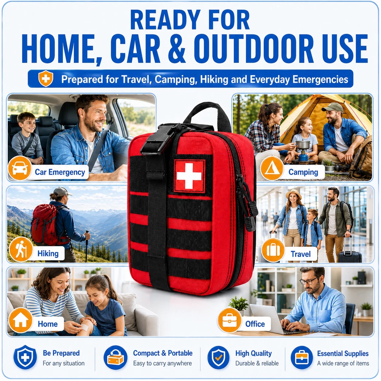 363pcs First Aid Kit Bag All P - Car Accessories For Elderly recensie en prijs