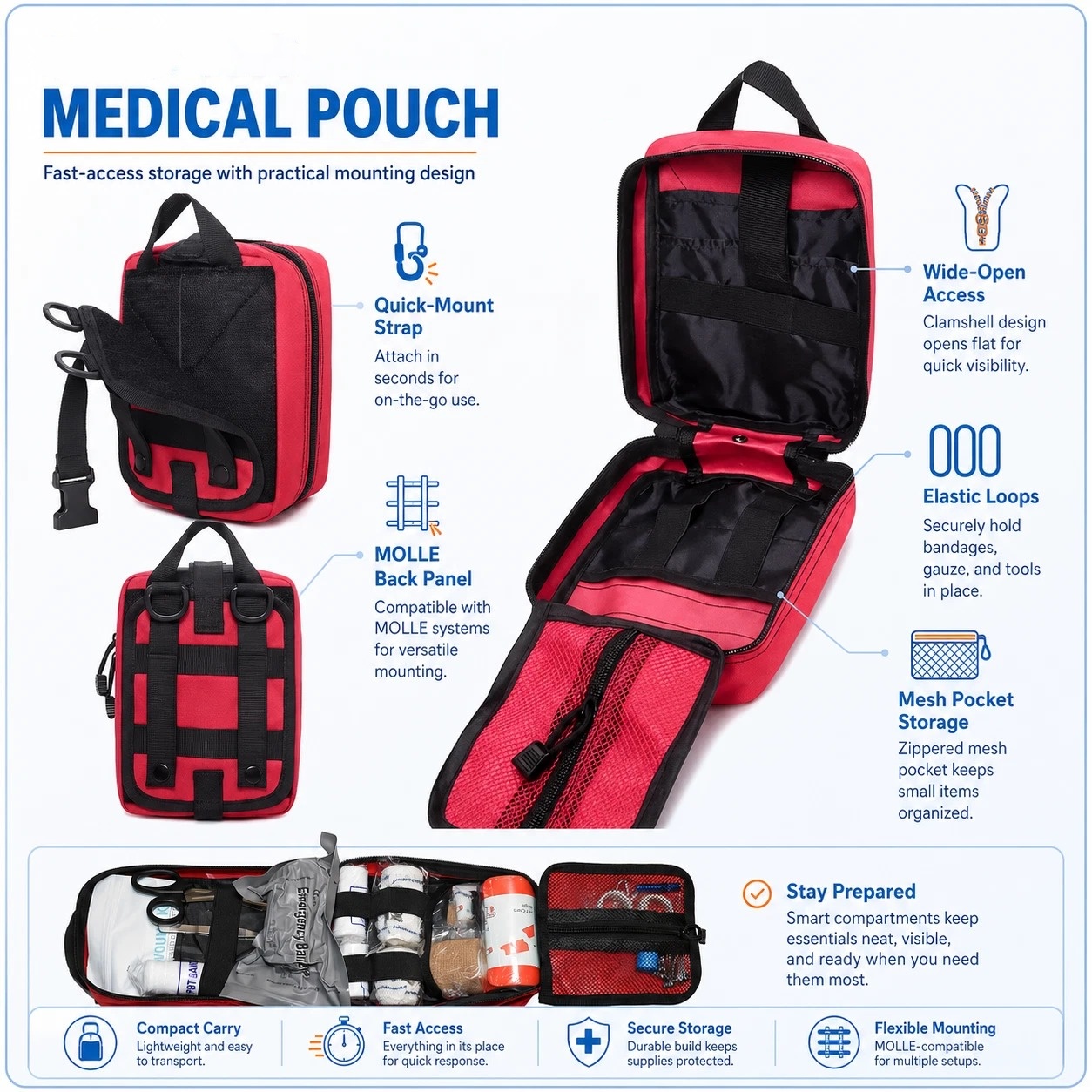 363pcs First Aid Kit Bag All P - Car Accessories For Elderly recensie en prijs