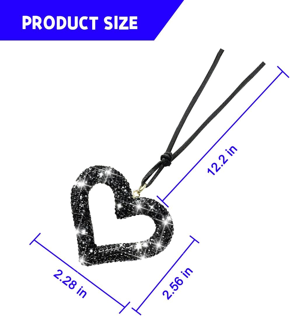 Bling Heart Car Hanging Access - Car Accessories Mirror Hanging recensie en prijs