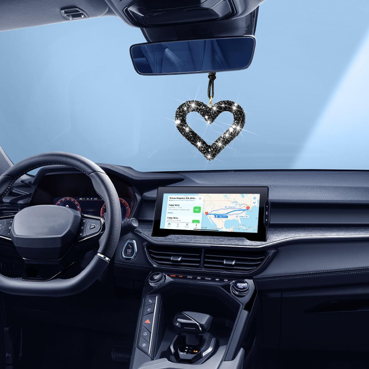Bling Heart Car Hanging Access - Car Accessories Mirror Hanging recensie en prijs