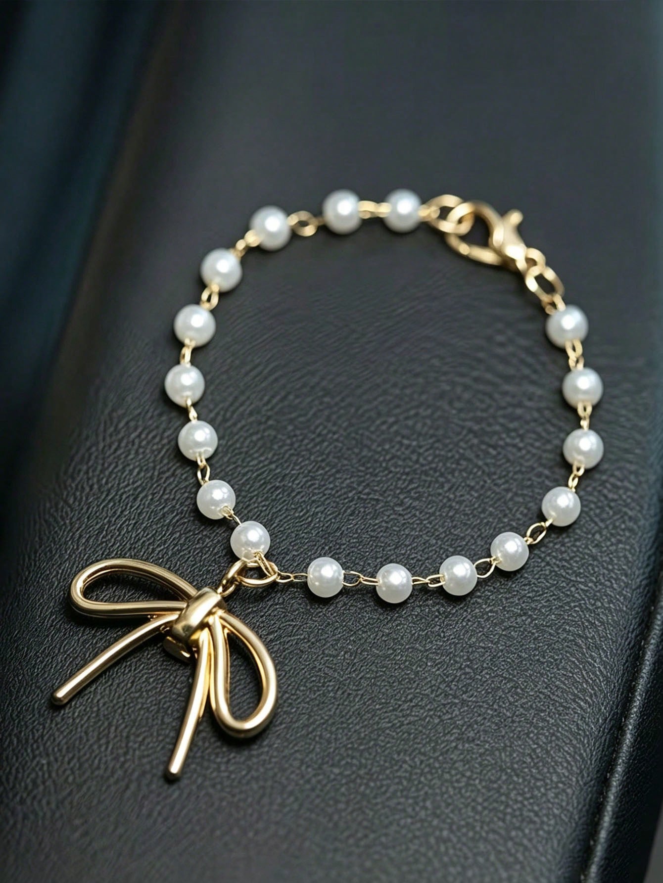 Pearl Bow Car Pendant Alloy Fa - Car Accessories Mirror Hanging recensie en prijs