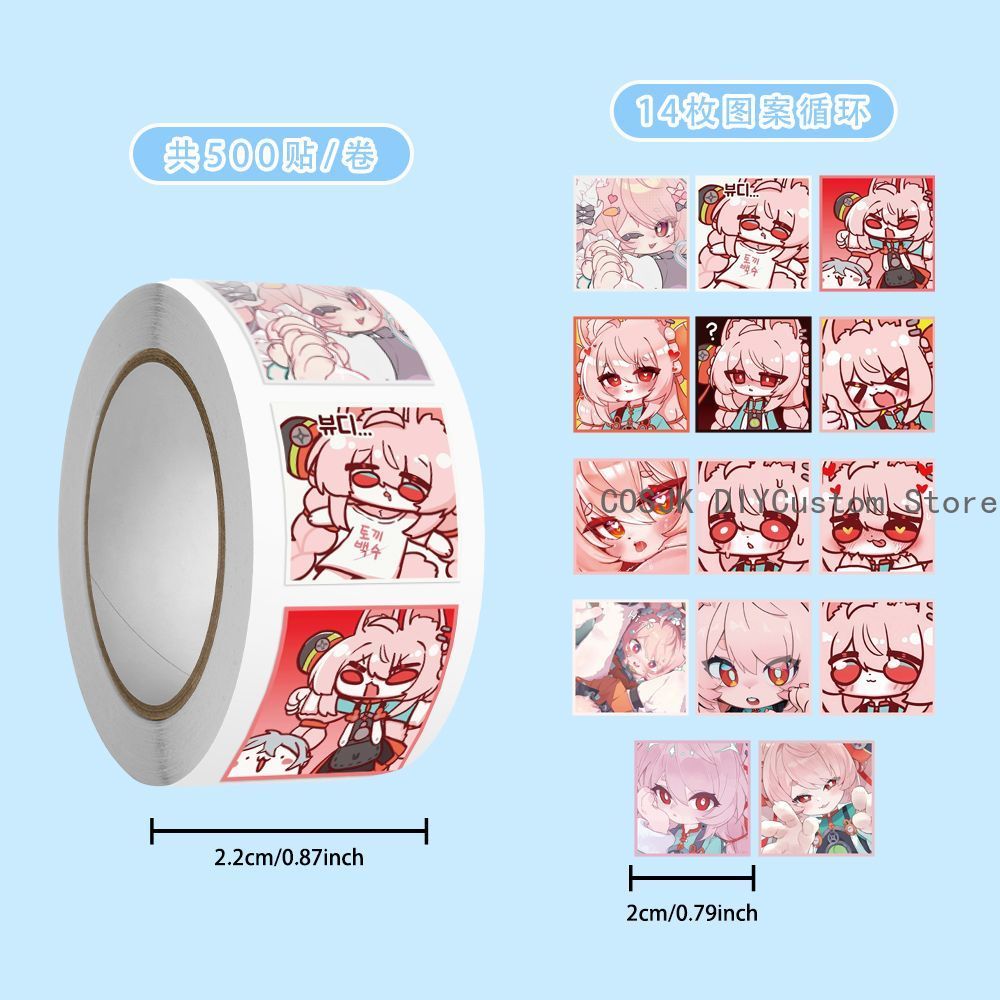 500Pc/Roll Anime Zenless Zone  - Car Accessories Gifts recensie en prijs