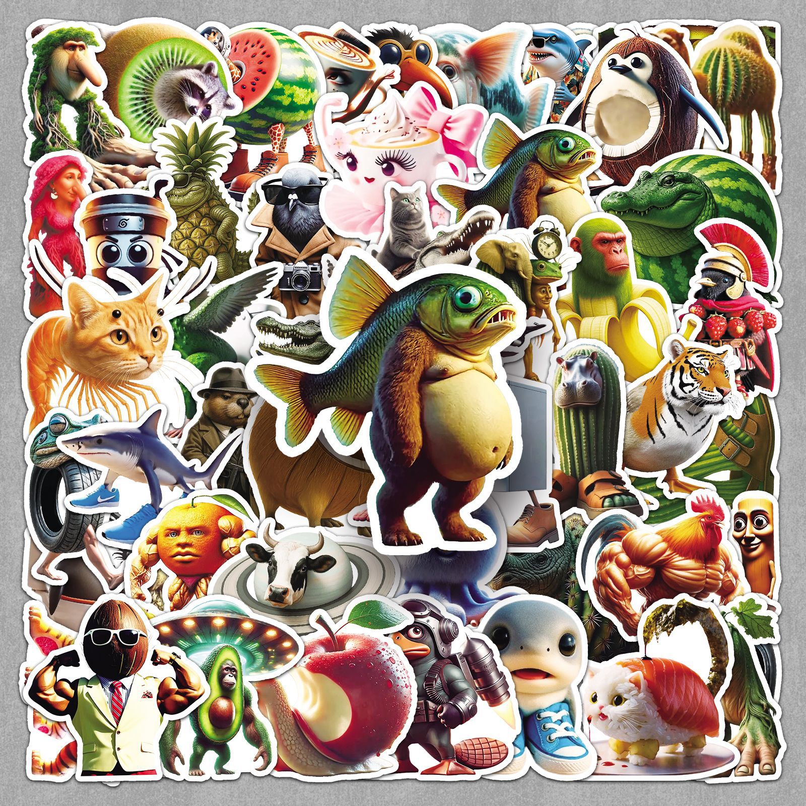 50PCS Italian Brainrot Sticker - Car Accessories Quotes recensie en prijs