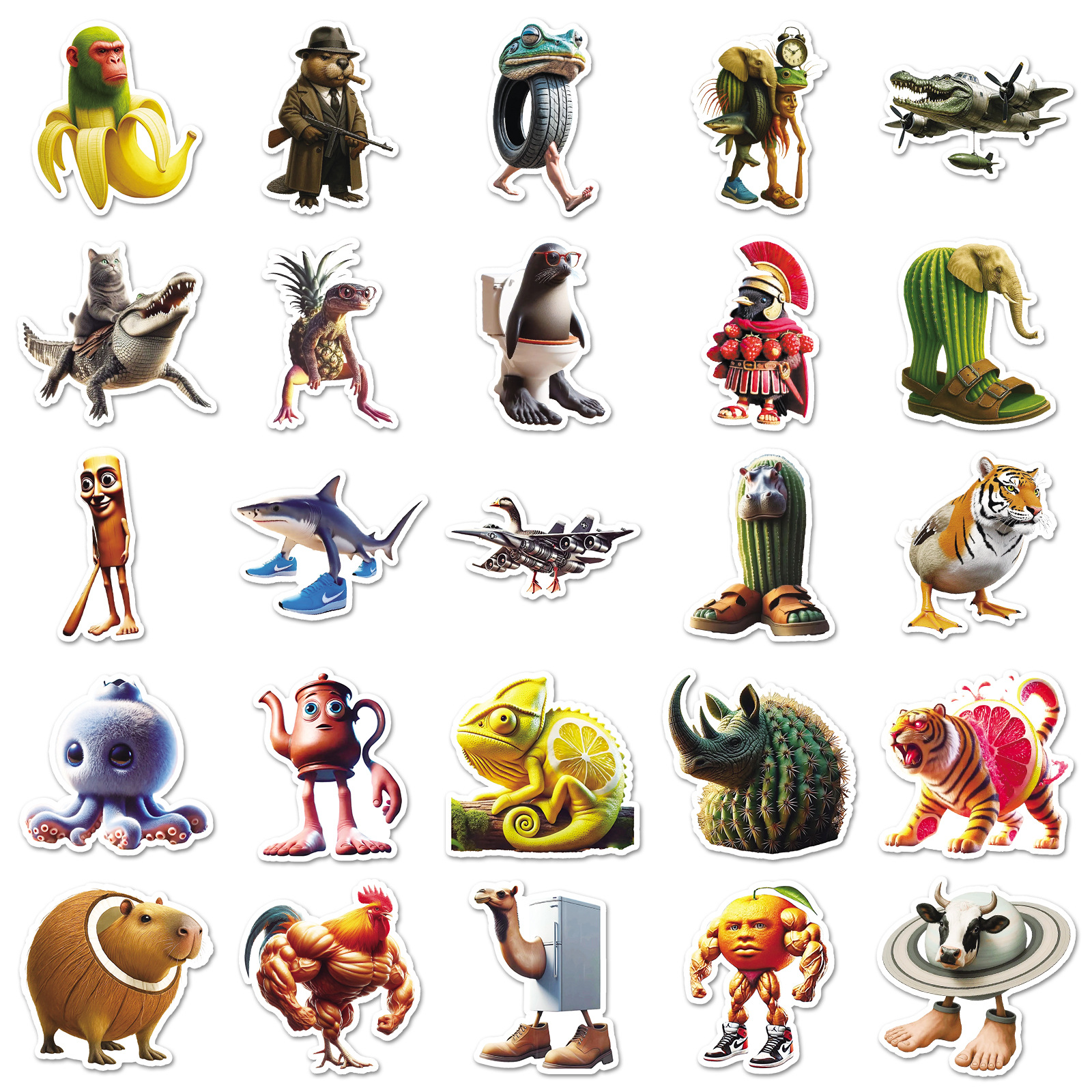 50PCS Italian Brainrot Sticker - Car Accessories Quotes recensie en prijs