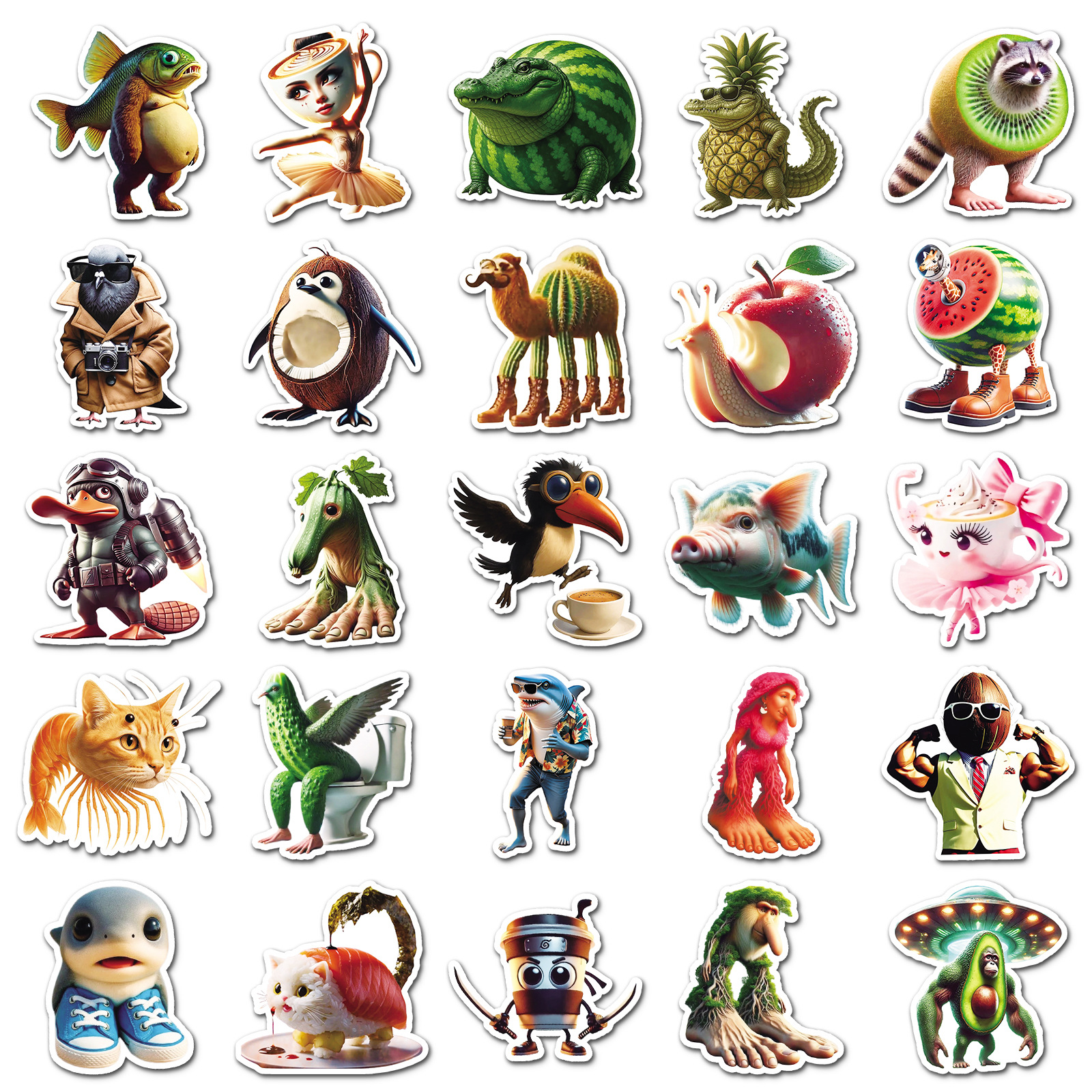 50PCS Italian Brainrot Sticker - Car Accessories Quotes recensie en prijs