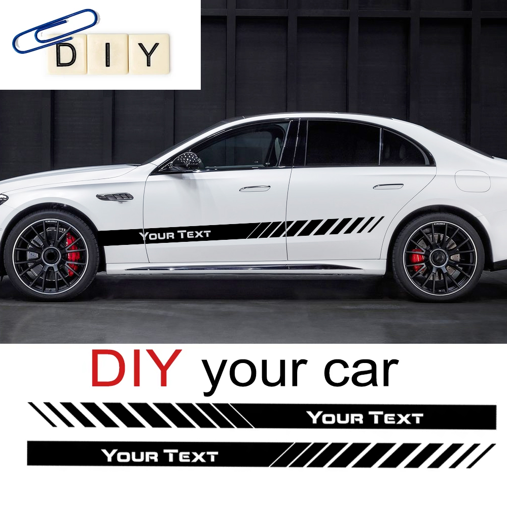 Custom Text Car Side Door Stri - Car Accessories Name recensie en prijs