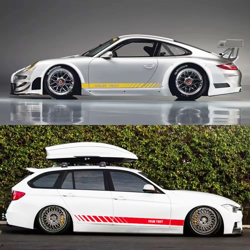 Custom Text Car Side Door Stri - Car Accessories Name recensie en prijs