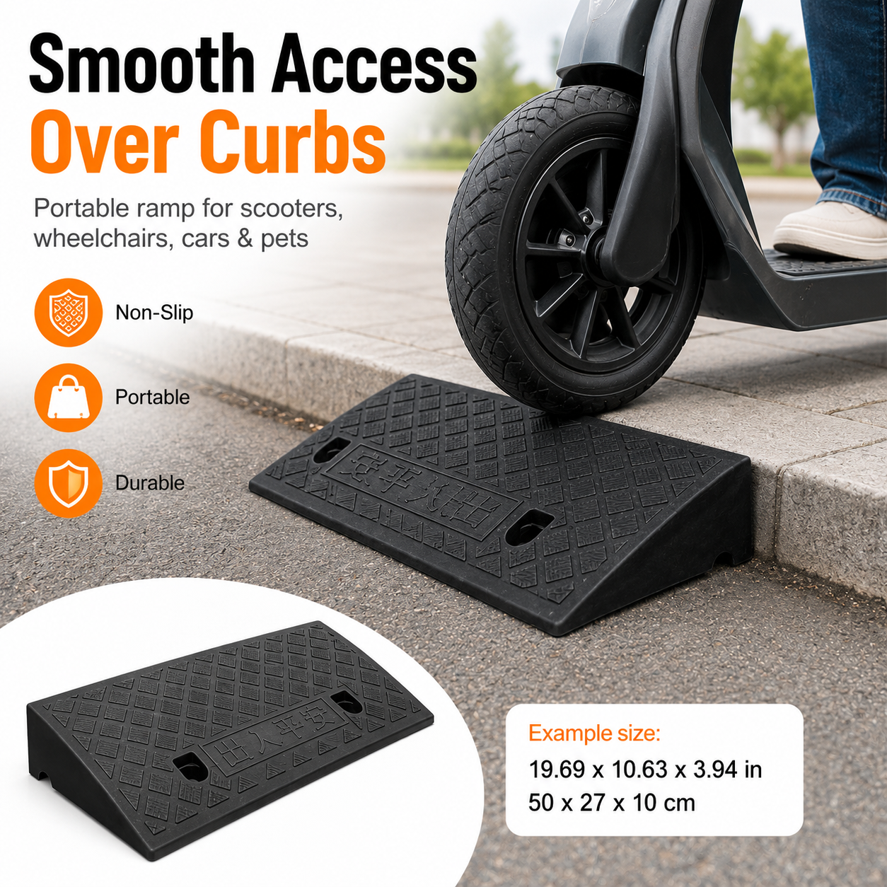 3-10cm Portable Curb Ramp Heav - Car Accessories For Elderly recensie en prijs