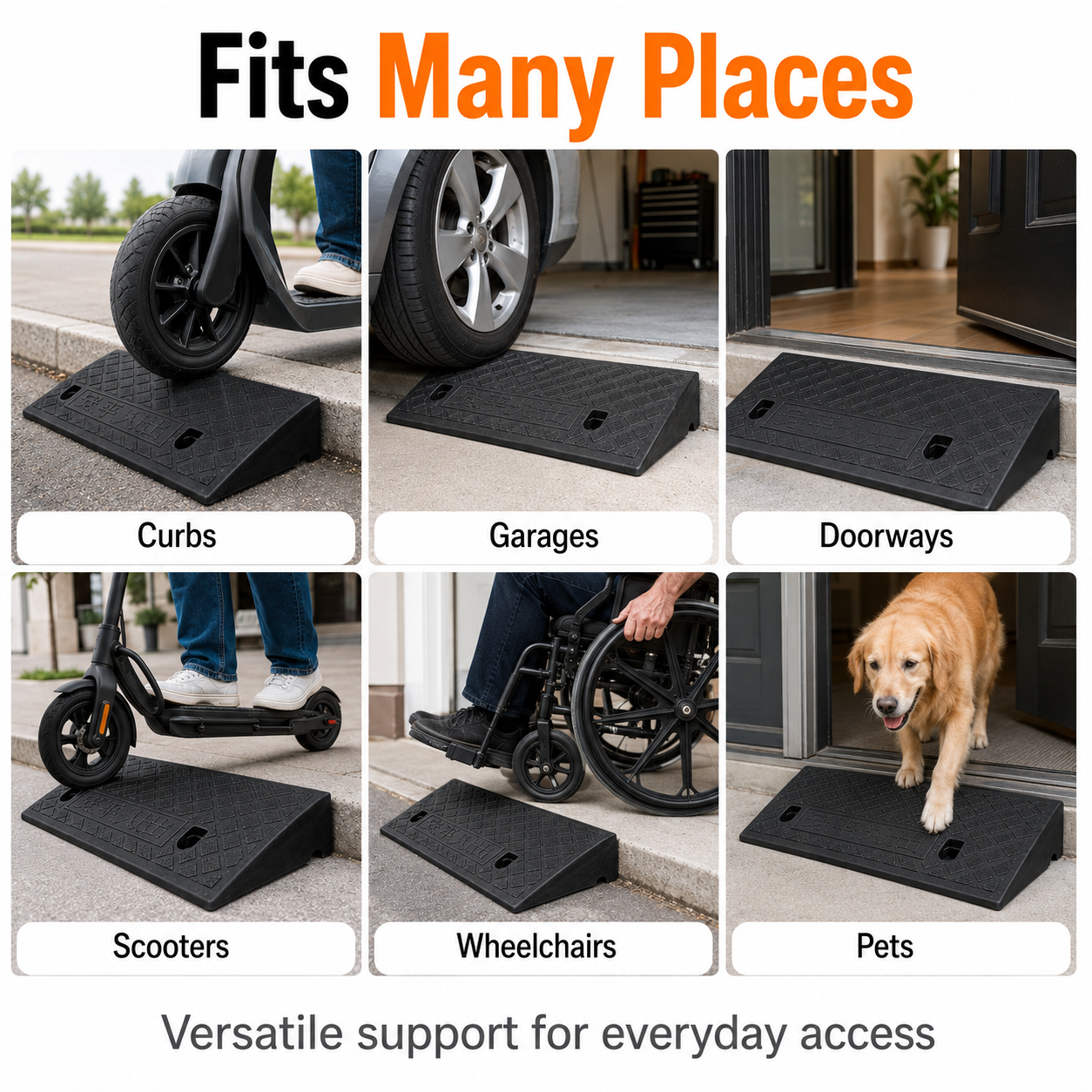 3-10cm Portable Curb Ramp Heav - Car Accessories For Elderly recensie en prijs