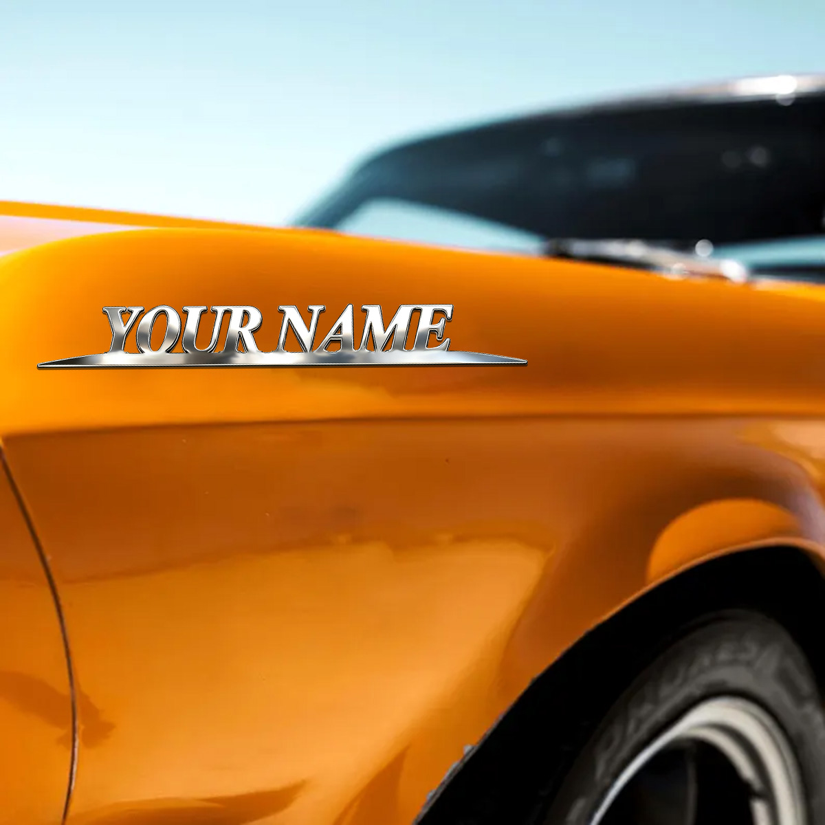 Metal Trendy YOUR NAME Sticker - Car Accessories Gifts recensie en prijs