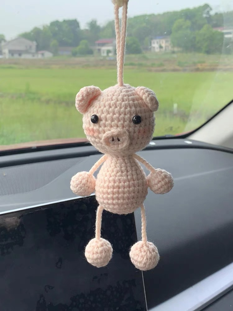 Crochet Animal Accessories Rea - Car Accessories Mirror Hanging recensie en prijs