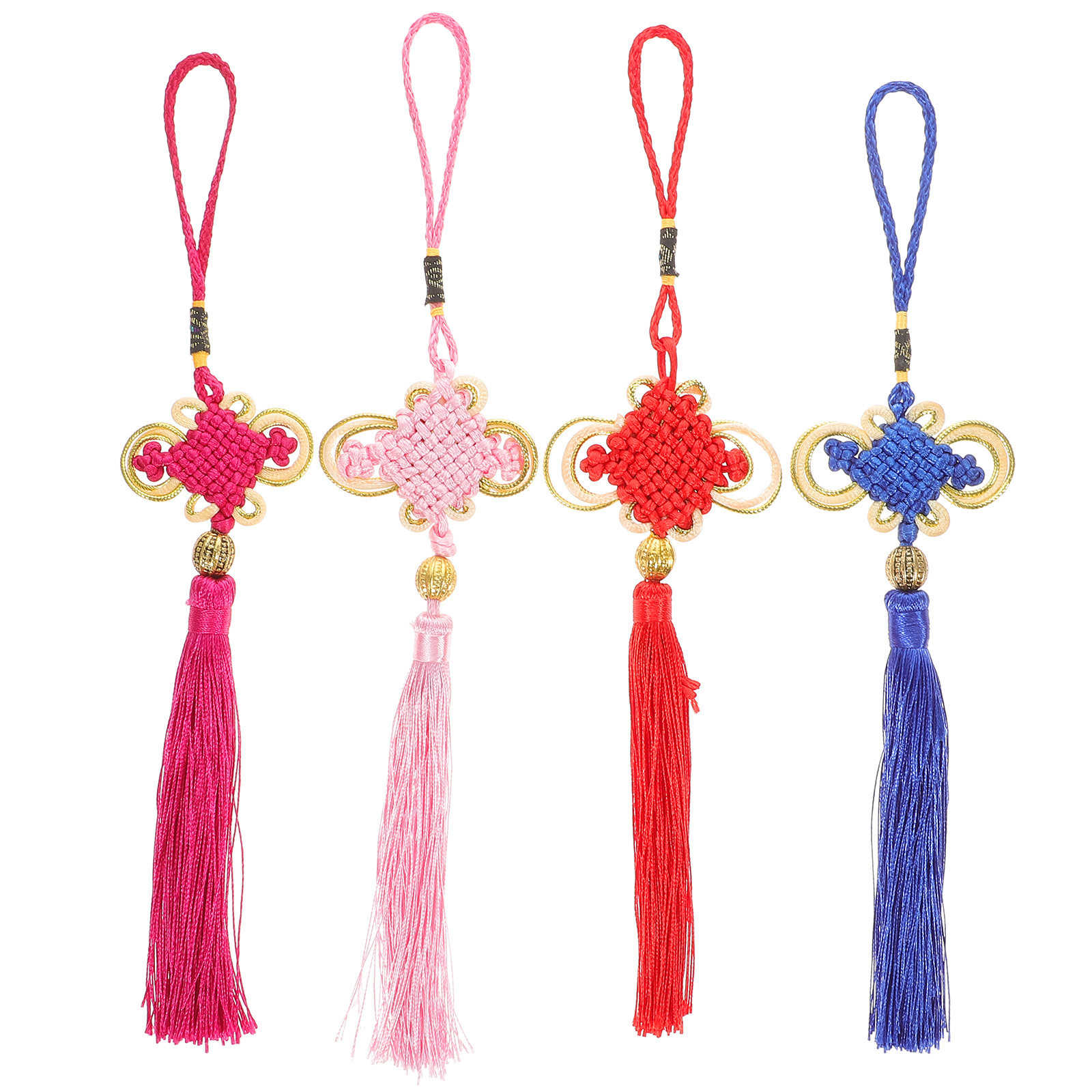 4Pcs Chinese Knot Tassel Hangi - Car Accessories Mirror Hanging recensie en prijs