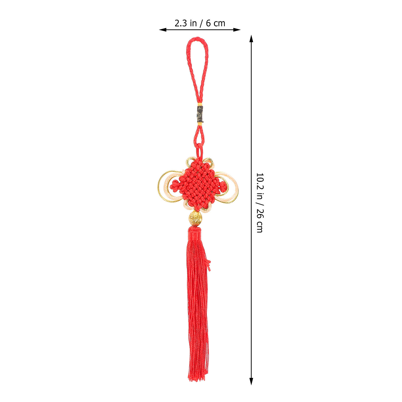 4Pcs Chinese Knot Tassel Hangi - Car Accessories Mirror Hanging recensie en prijs