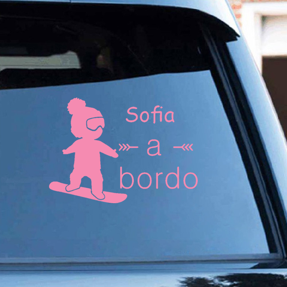 1pc Vinyl baby a bordo colorfu - Car Accessories Gifts recensie en prijs