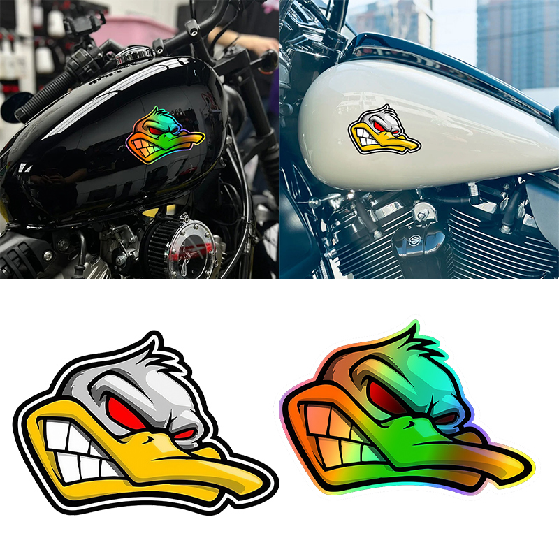 1PC Funny Cartoon Angry Duck H - Car Accessories Quotes recensie en prijs