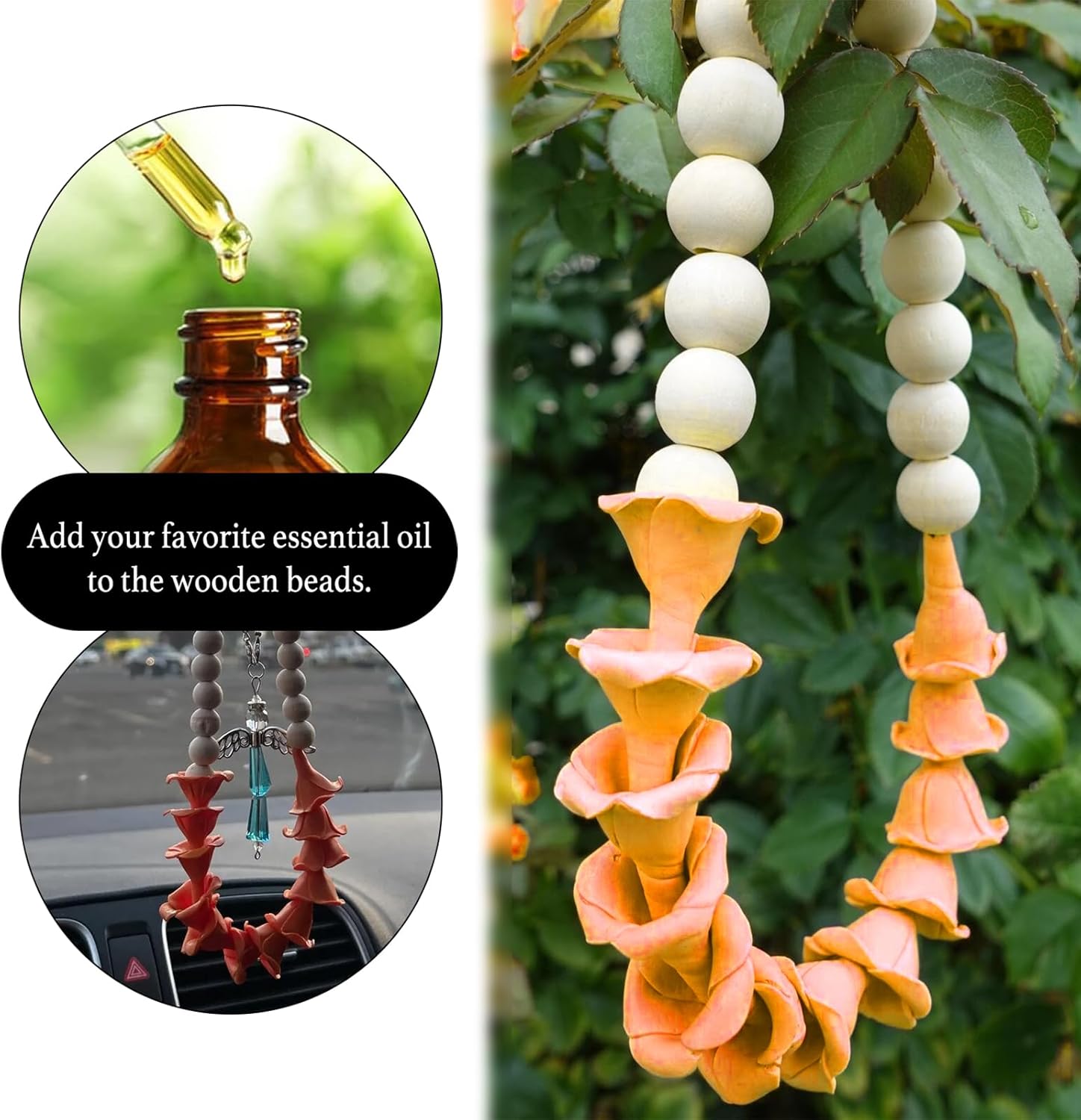 YTYAB Hawaiian Car Leis Decor, - Car Accessories Mirror Hanging recensie en prijs