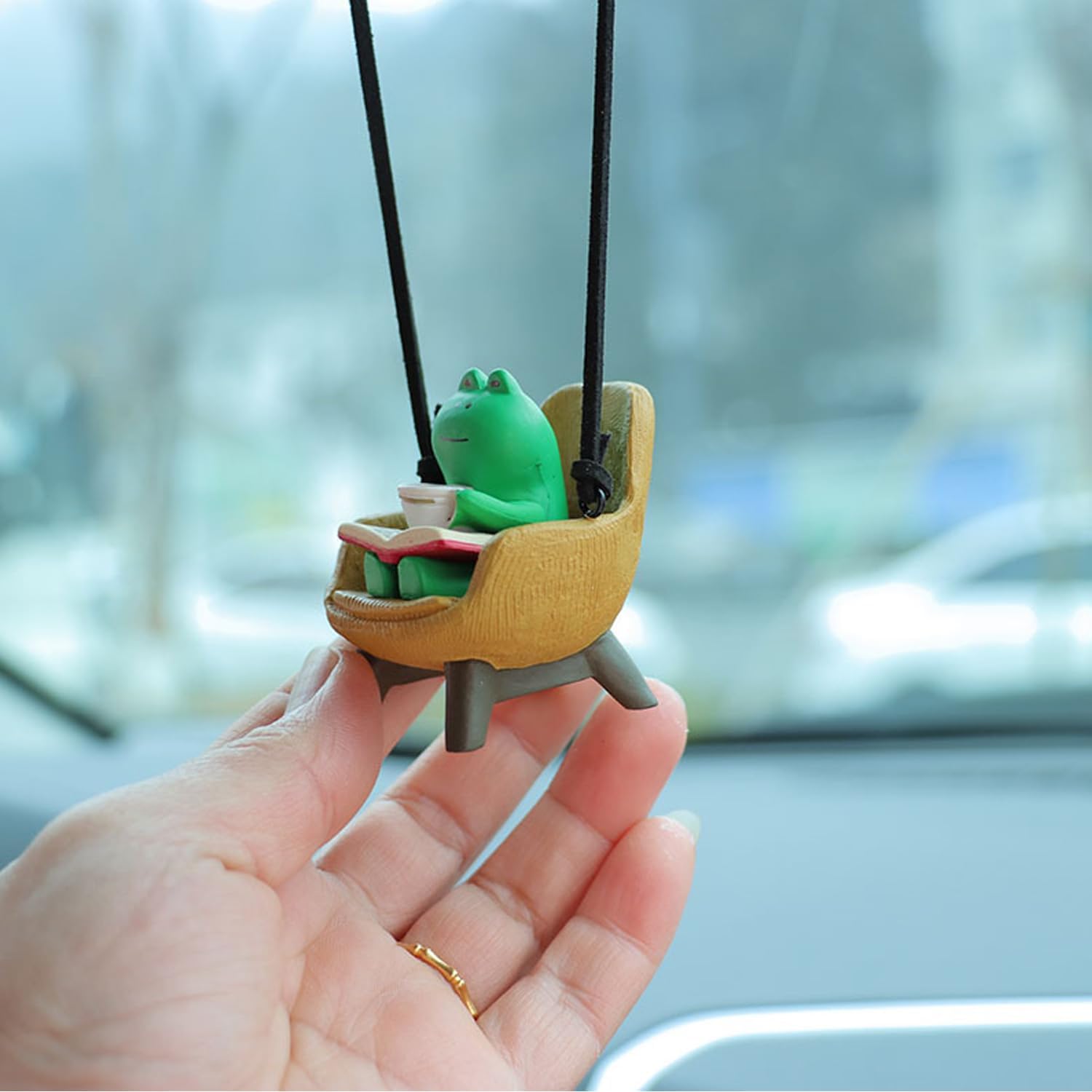 Cute Frog Car Hanging Ornament - Car Accessories Mirror Hanging recensie en prijs