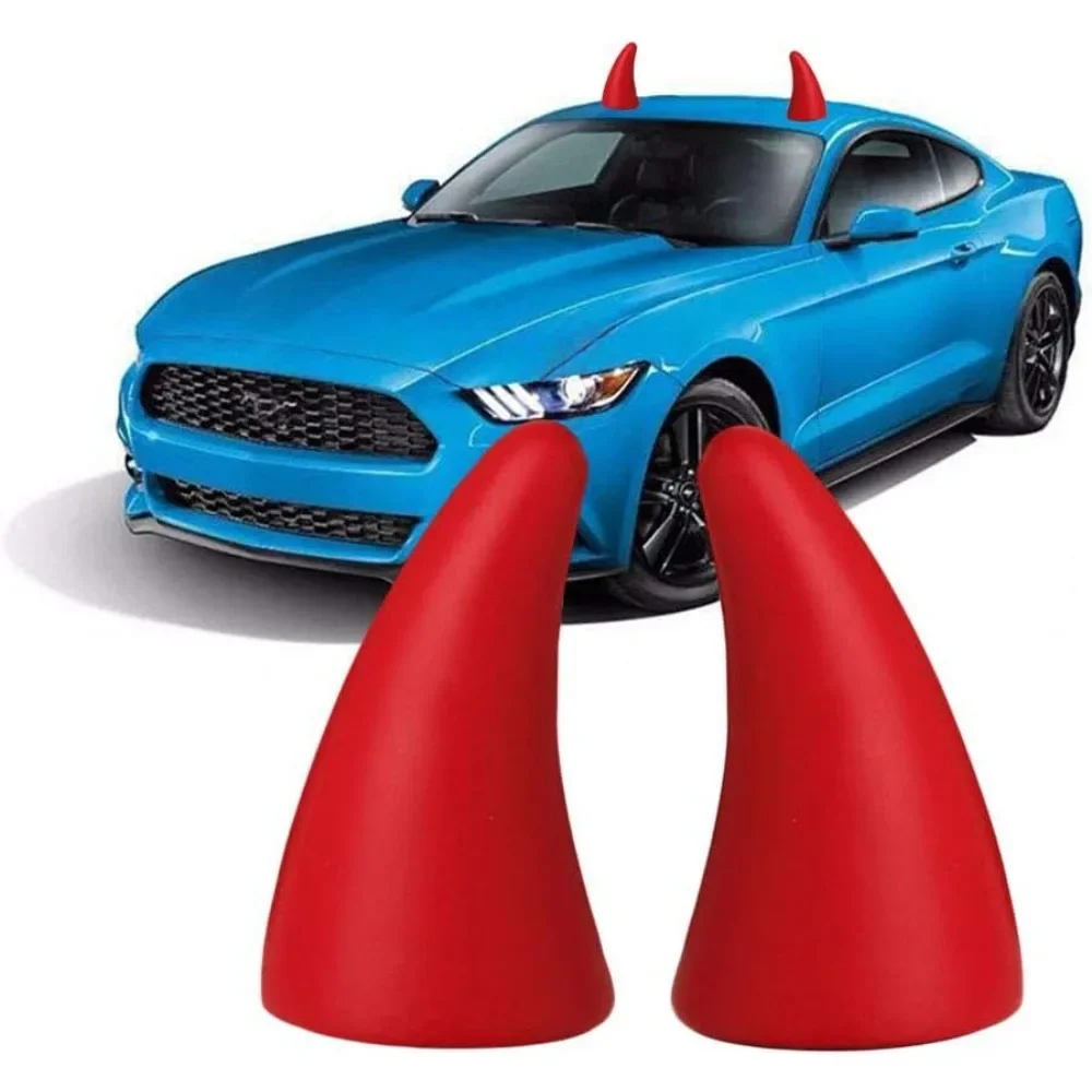 1/2PCS 3D Devil Horn Car Roof  - Car Accessories Quotes recensie en prijs