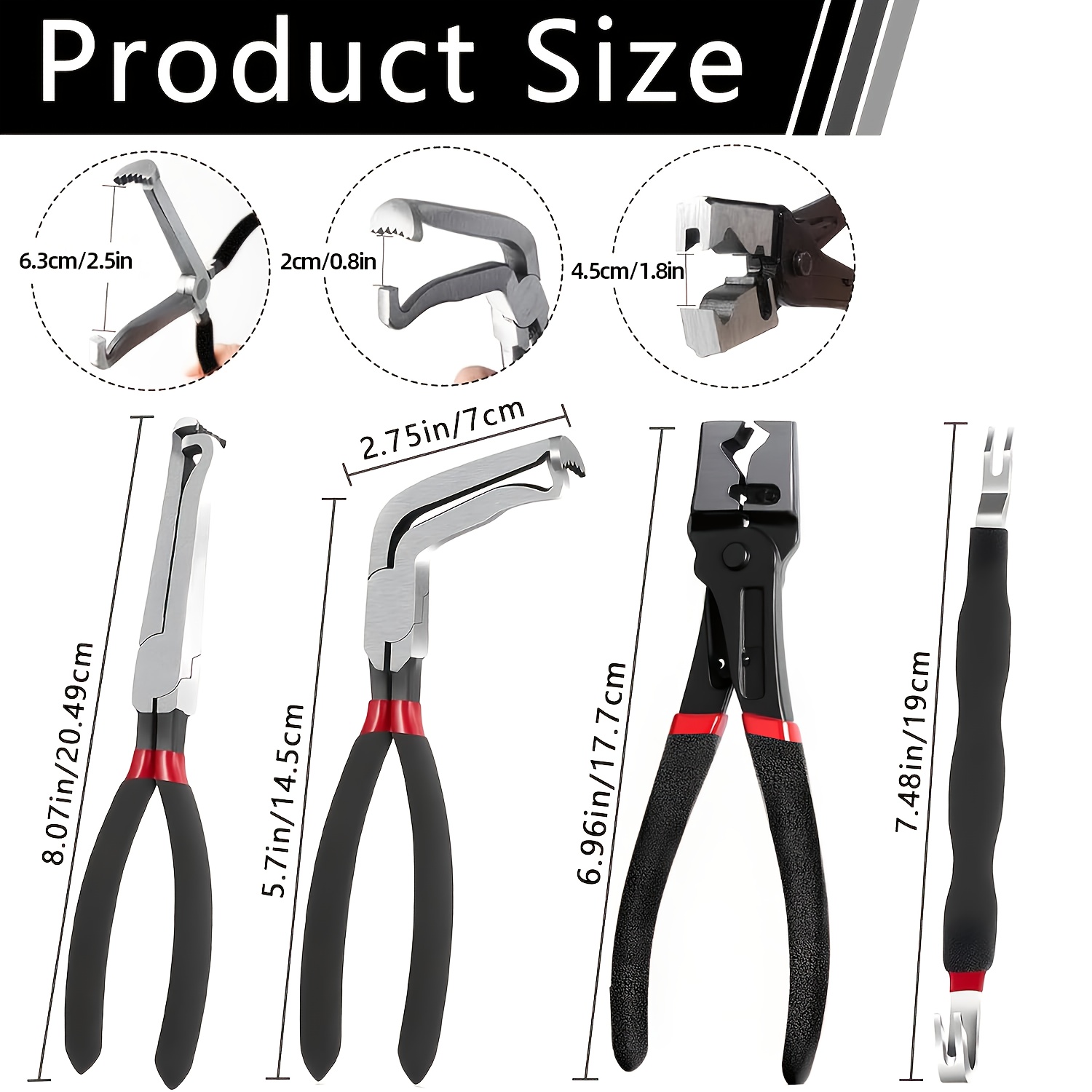 5Pcs Electrical Disconnect Pli - Car Accessories Workshop recensie en prijs