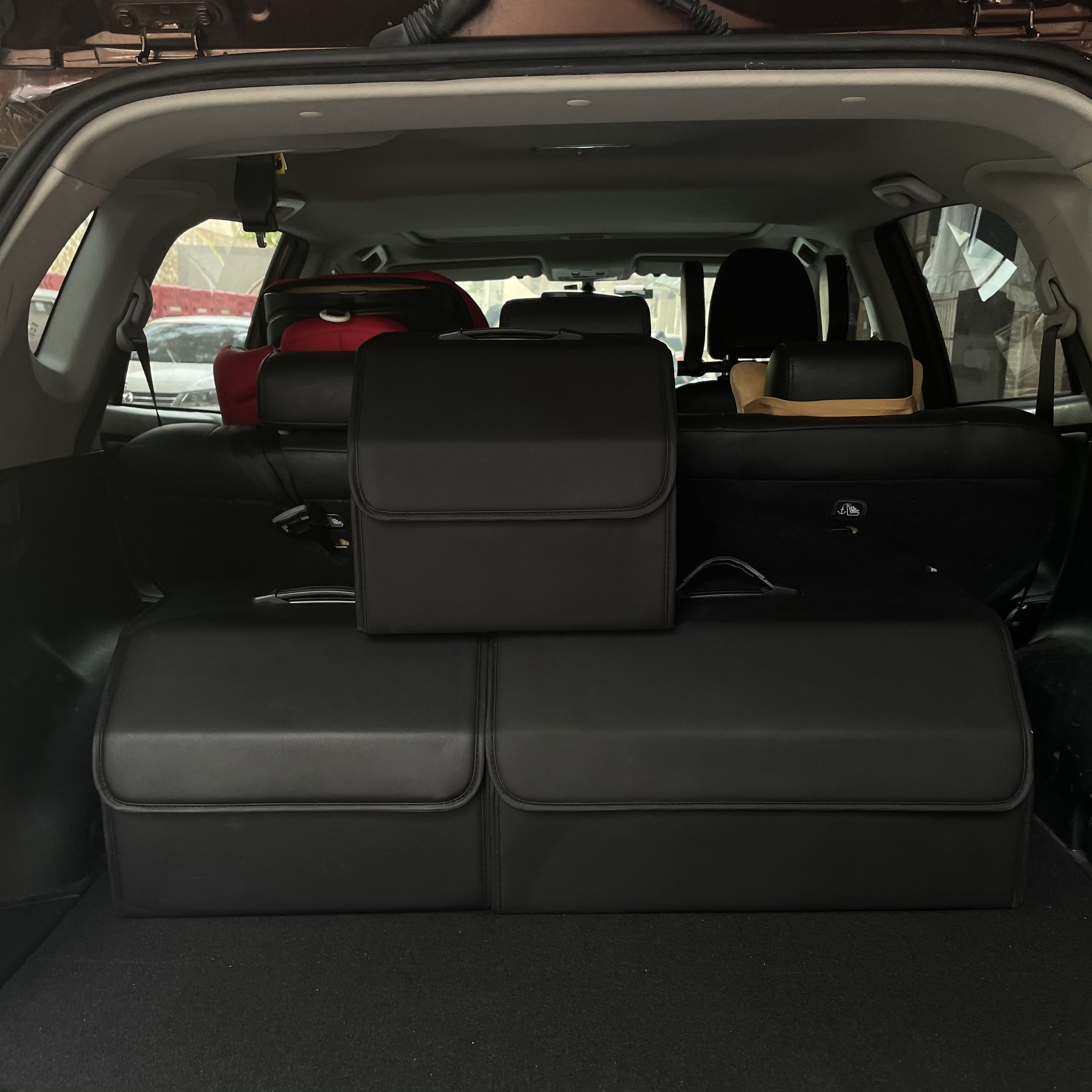 Storage Box PU Leather Multipu - Car Cargo Net Trunk recensie en prijs