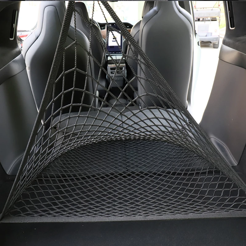 For Tesla Model X Model Y Juni - Car Cargo Net Trunk recensie en prijs