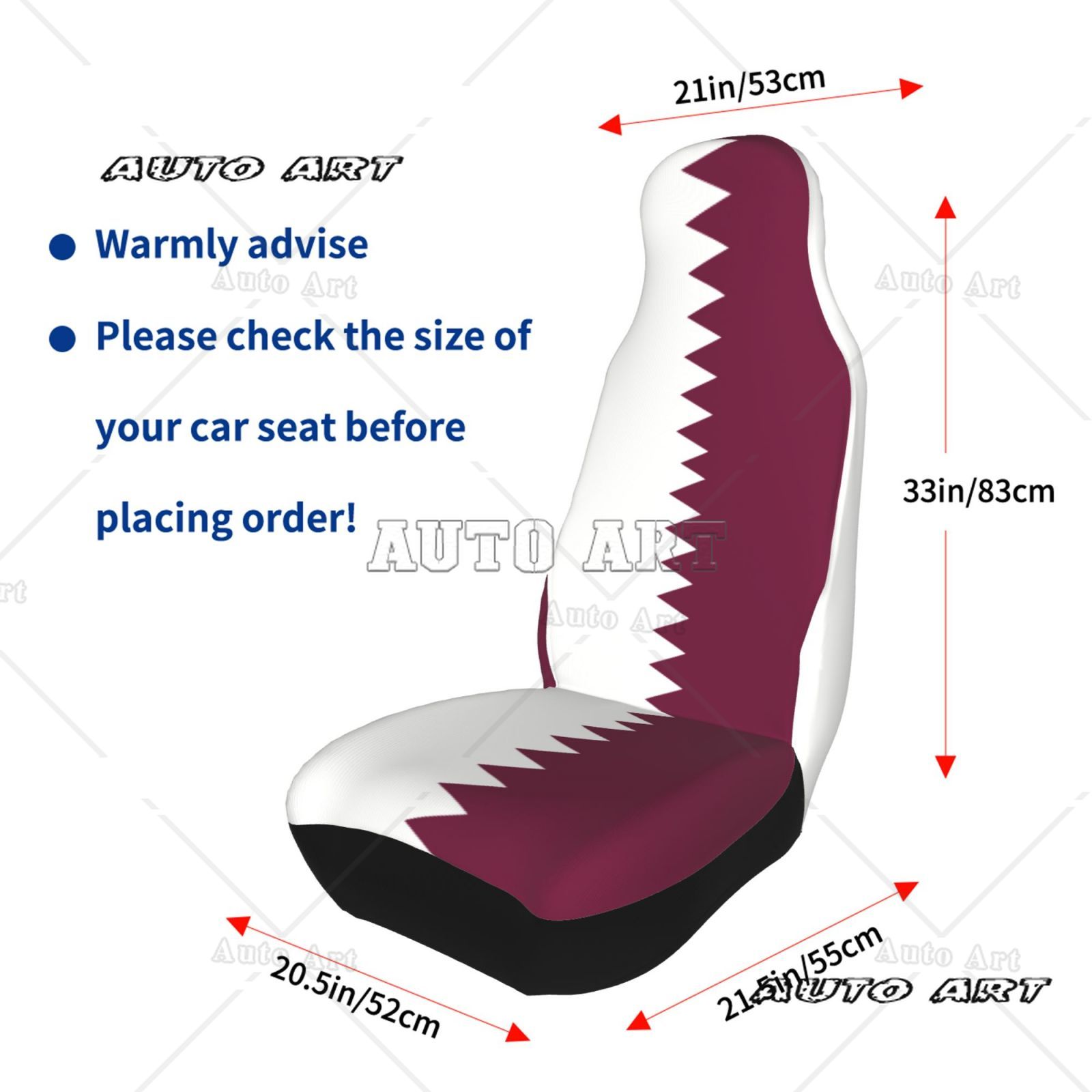Qatar Flag Printed Patriotic-t - Qatar Car Accessories recensie en prijs