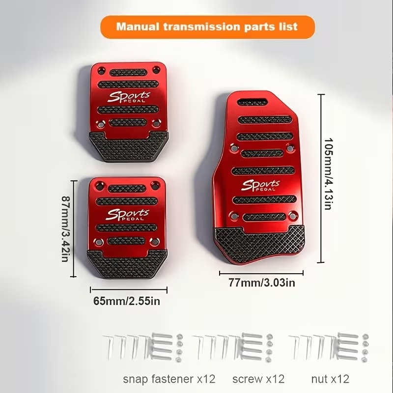 2/3PCS Car Pedal Cover Set Man - Car Accessories Inside recensie en prijs