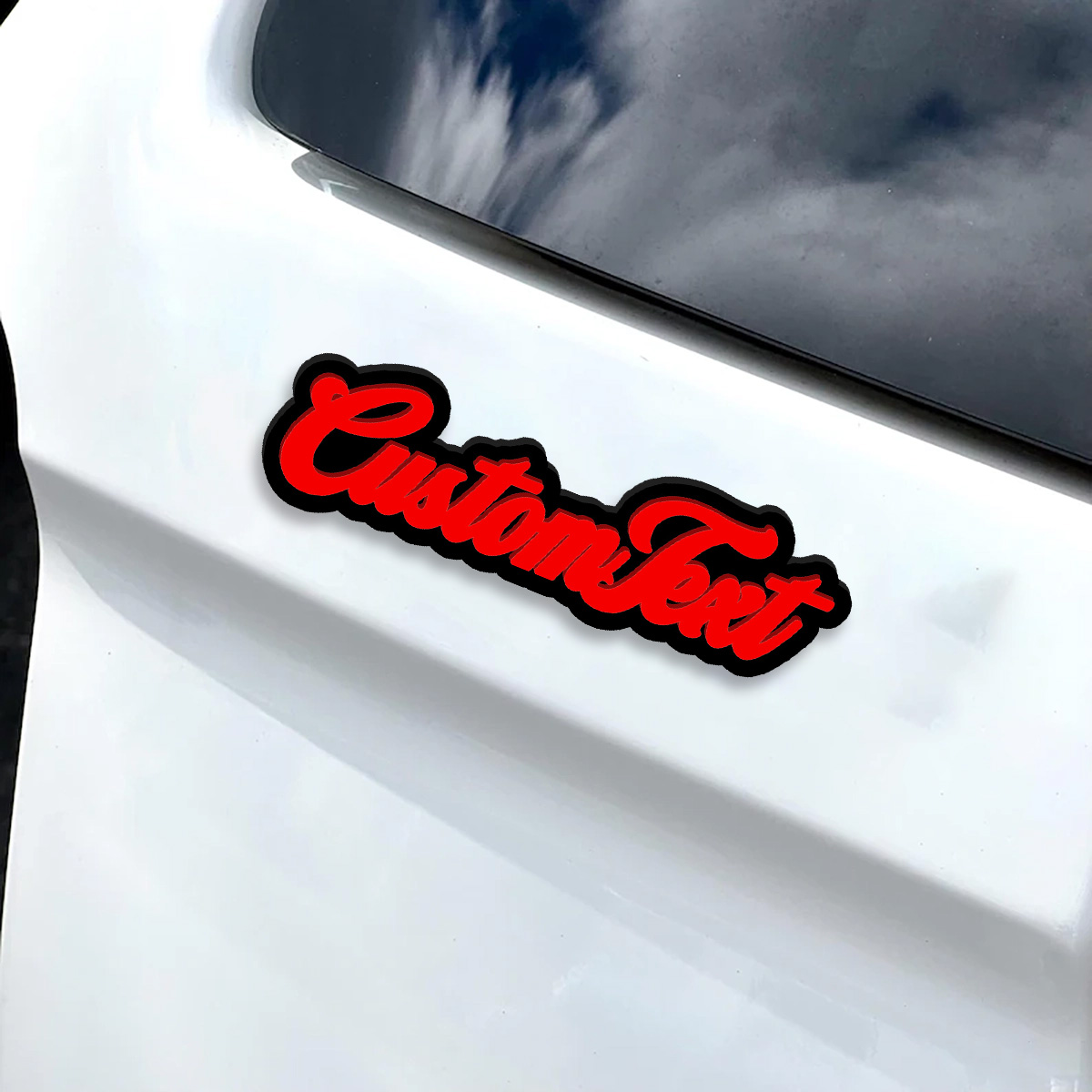 Custom Names Number Car Decal  - Car Accessories Name recensie en prijs