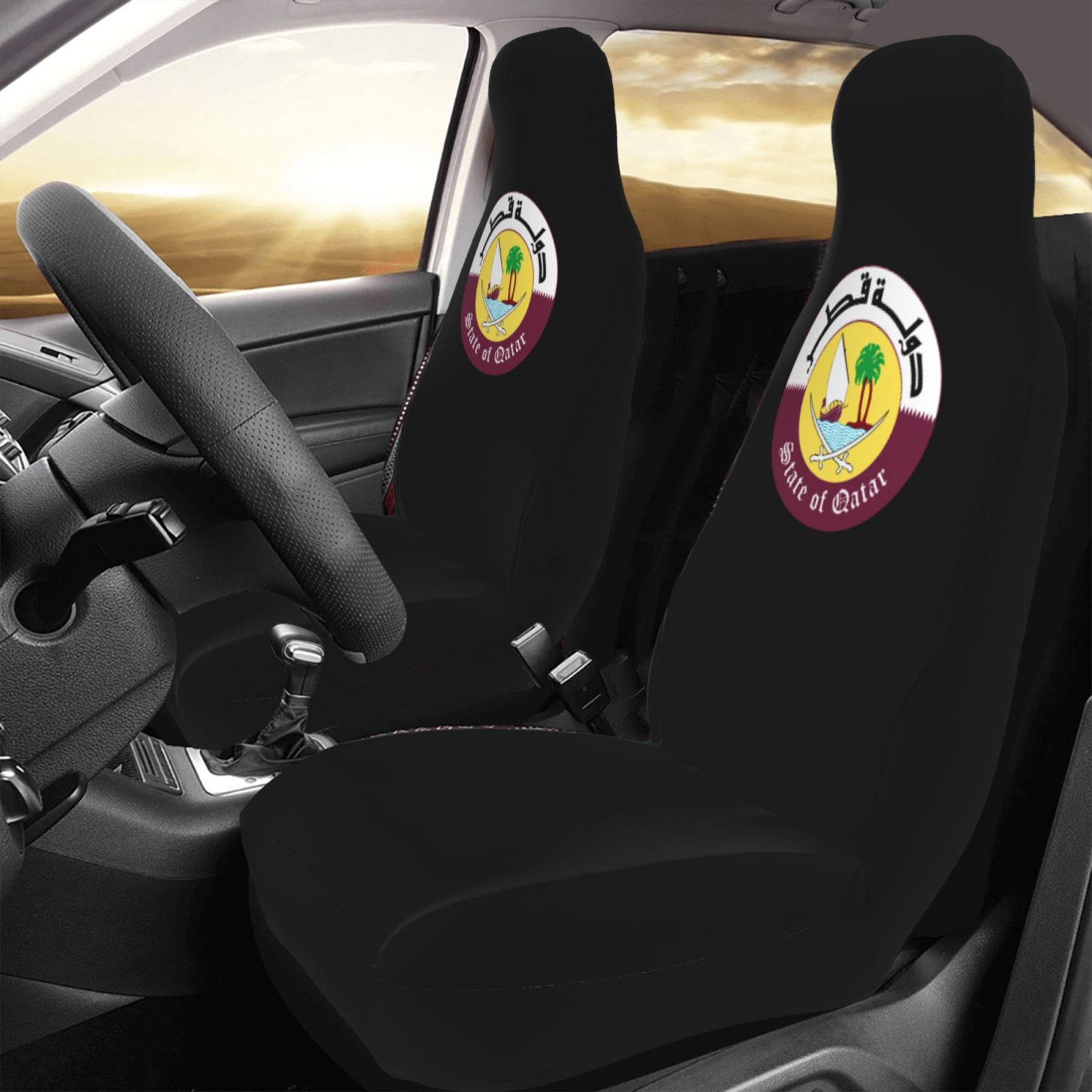 Qatar National Emblem Pattern  - Qatar Car Accessories recensie en prijs