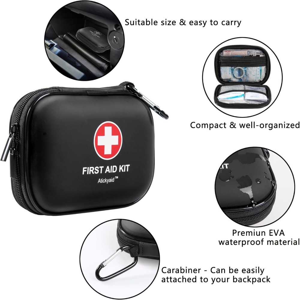 120-Piece Mini First Aid Kit,  - Car Accessories For Elderly recensie en prijs