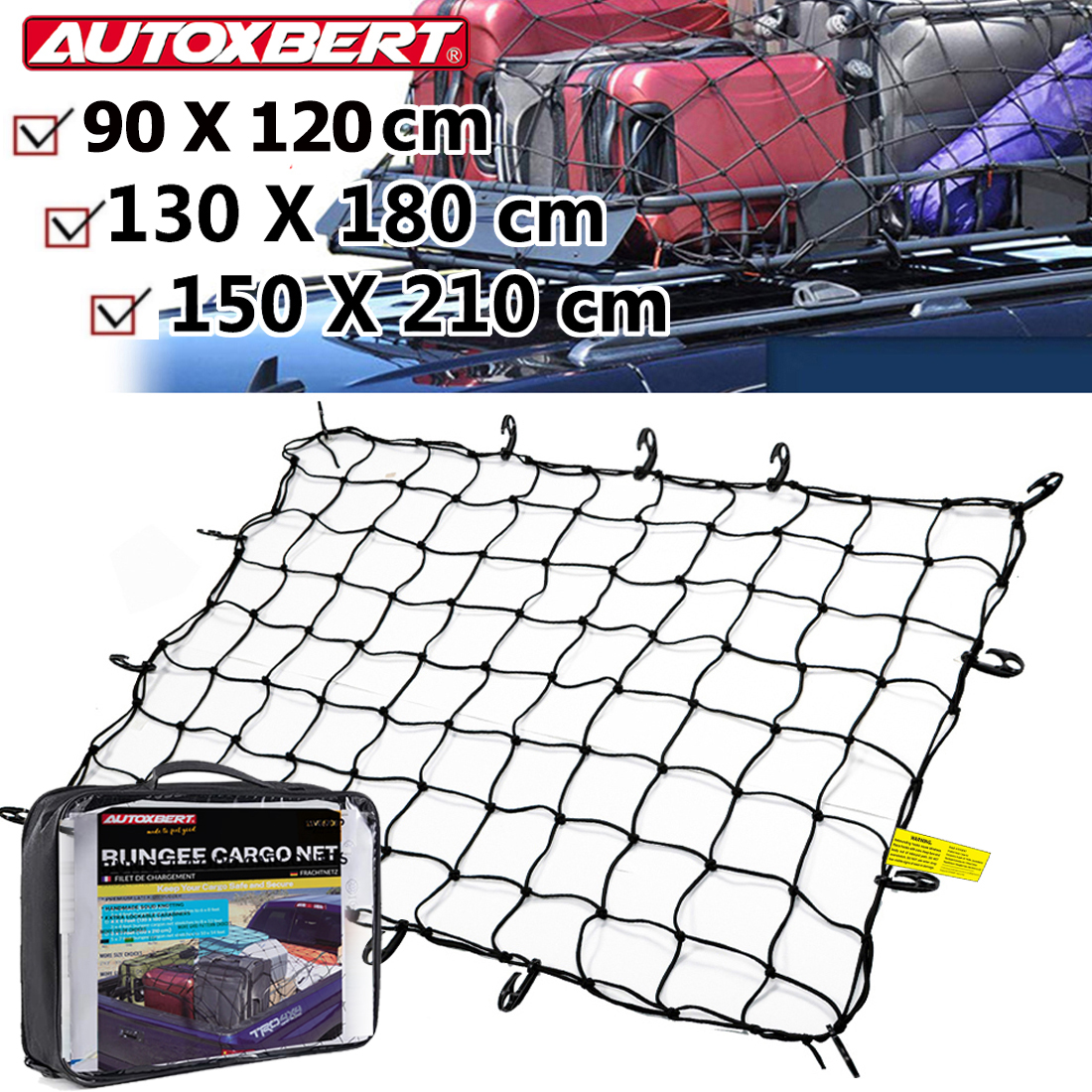 Heavy Duty Cargo Net Luggage W - Car Accessories For Elderly recensie en prijs
