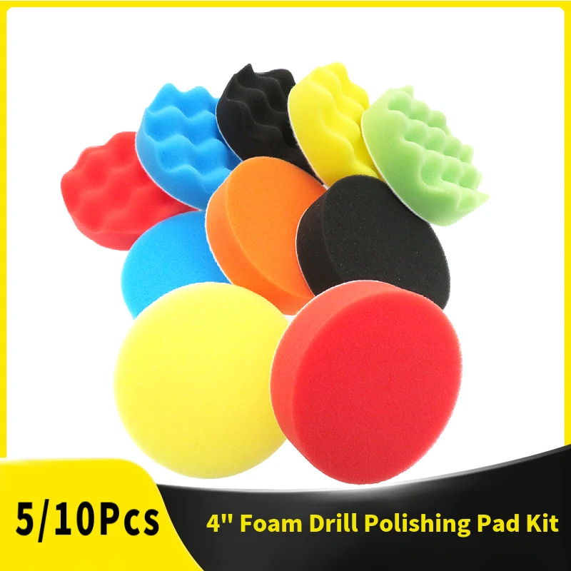 5/10 Pcs 4 Inch Foam Drill Pol - Car Wax Polishing Pad recensie en prijs