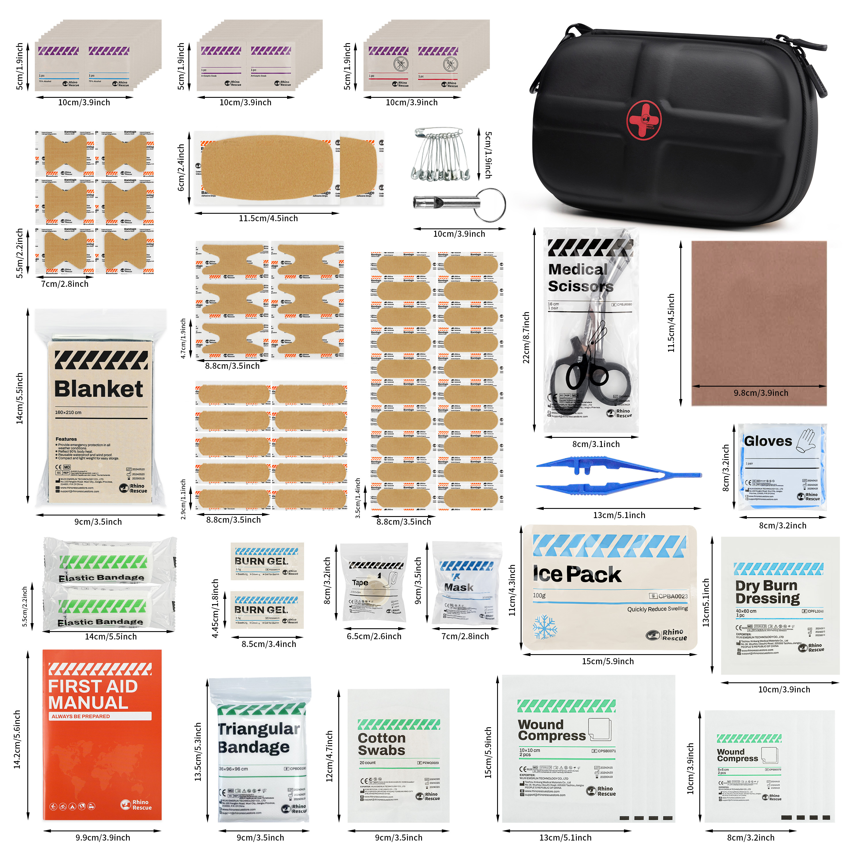 RHINO RESCUE Mini First Aid Ki - Car Accessories For Elderly recensie en prijs