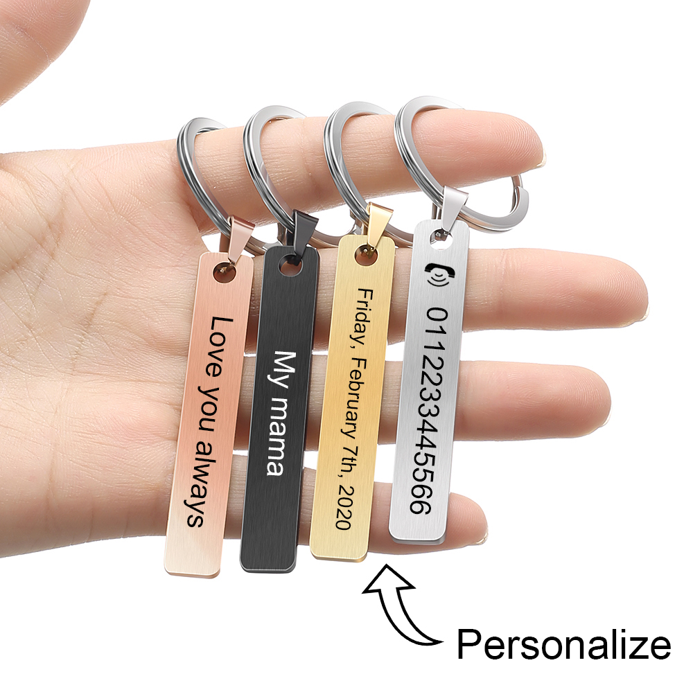 Custom Logo Name Number Keycha - Car Accessories Name recensie en prijs